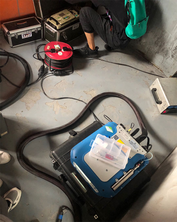 我司與北京譜尼用戶(hù)前往4s店噴漆車(chē)間測(cè)試