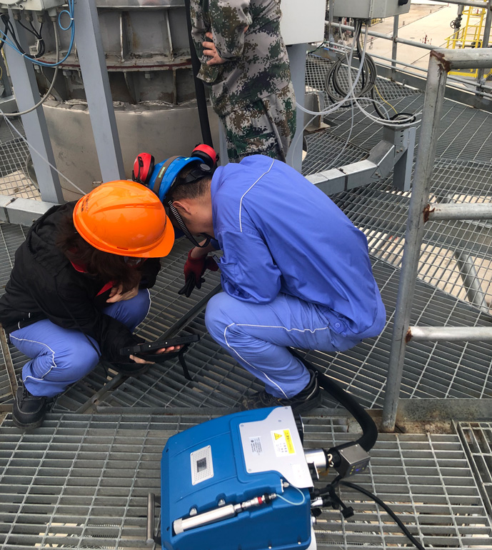 浙江石化揮發(fā)性有機物現場測試