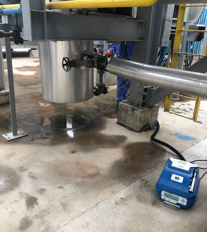 浙江石化揮發(fā)性有機物現場測試