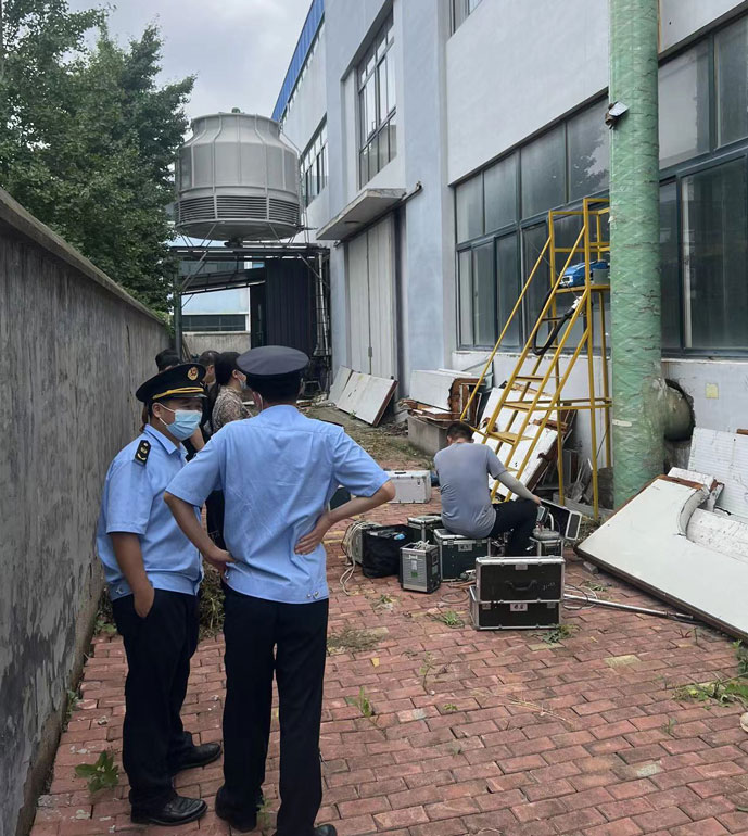 青島力克川液壓機(jī)械有限公司現(xiàn)場(chǎng)測(cè)試